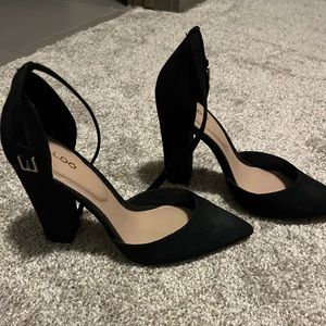 Aldo suede heels size 7
